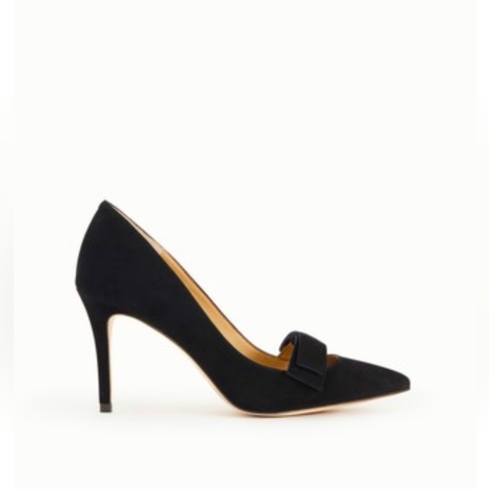 Ann Taylor Odette Suede Bow Pump 9M NIB
